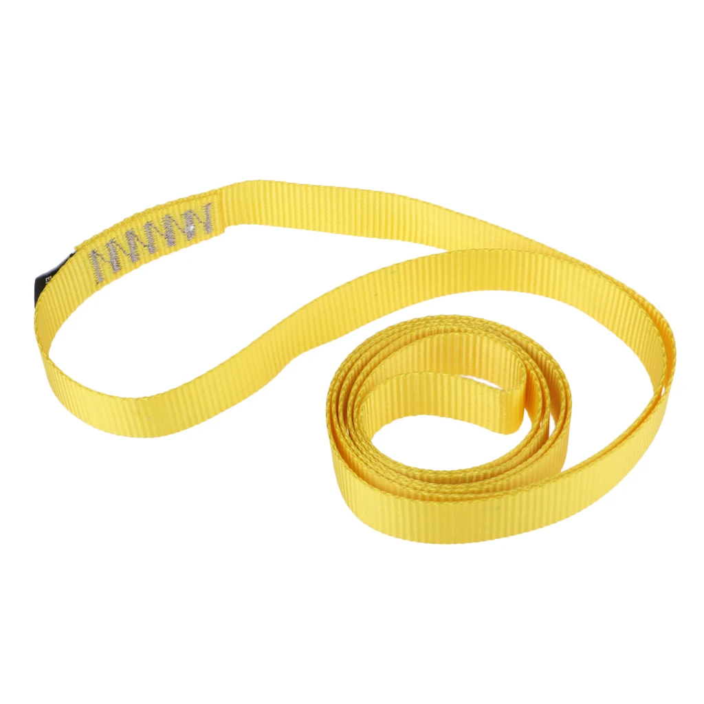 35KN Rock Climbing Sling Webbing, Nylon Webbing, 120cmx23mm,