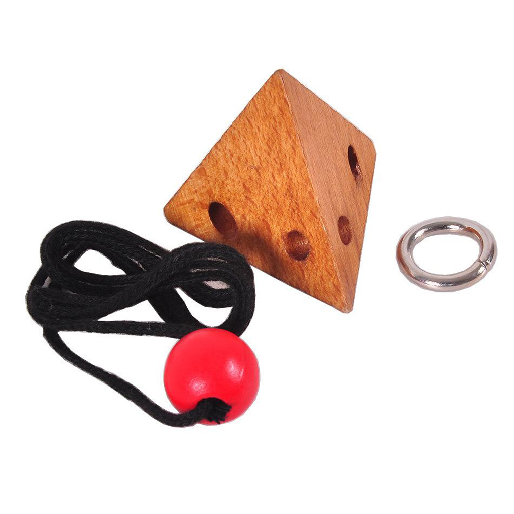 Montessori Toy Logic Brain Teaser Logic Puzzle Educational Toy Solution Toy Logic Brain Teaser IQ Test Toy for Kids and Adults