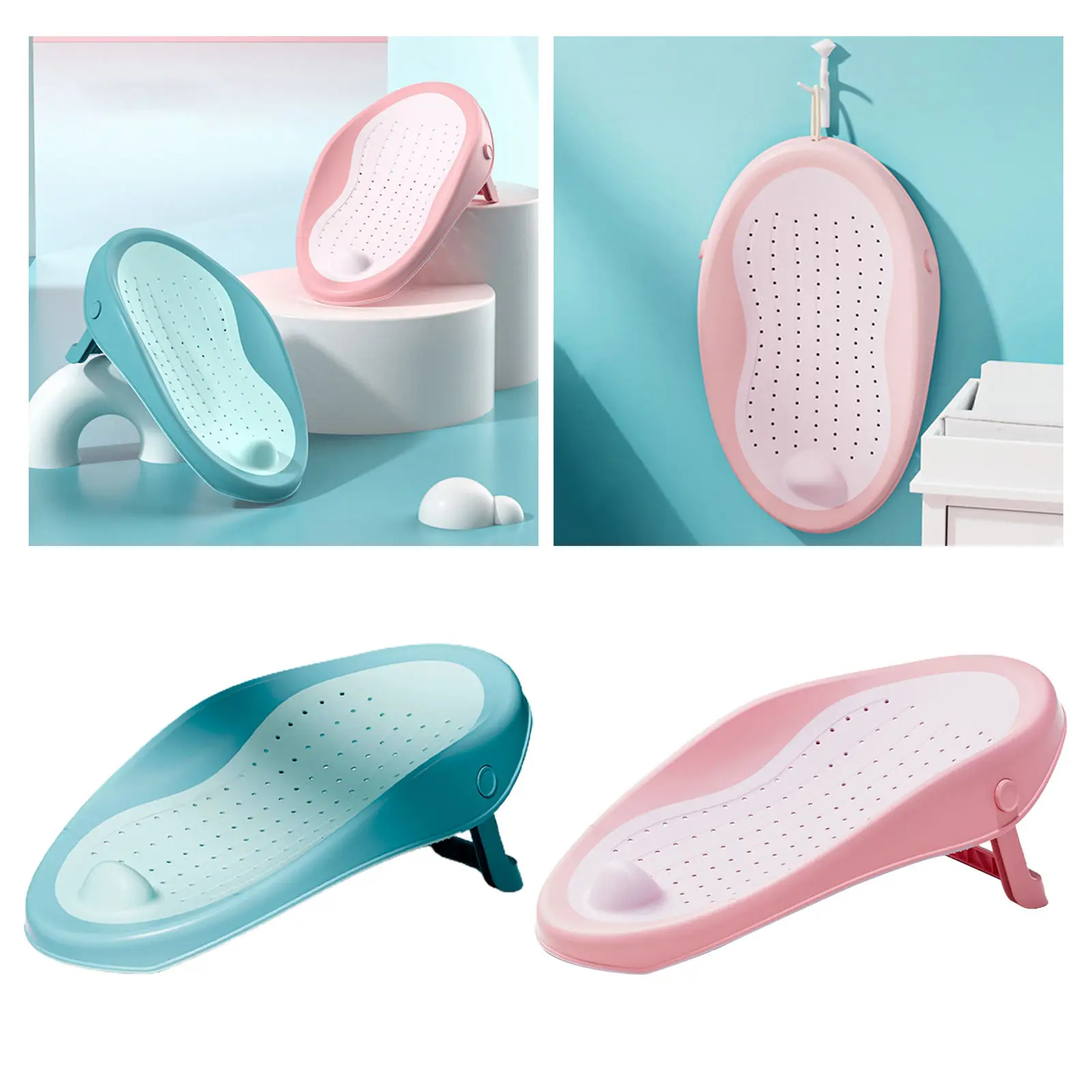 Baby Shower Rack Easy to use Bionic Design Safety Protection for Bathtub