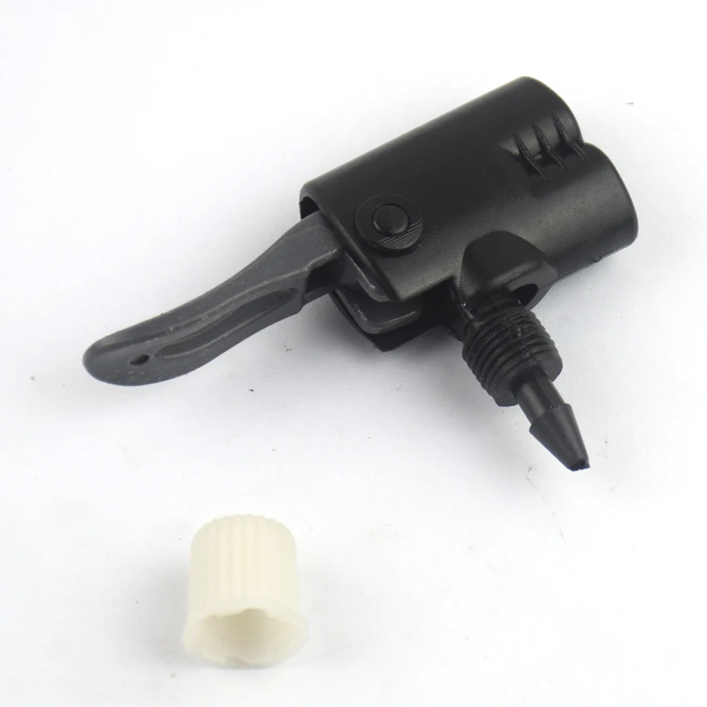 Nylon Pump Dual Head Bike Hand Floor Pumps Schrader Presta Valve Adapter Adaptor