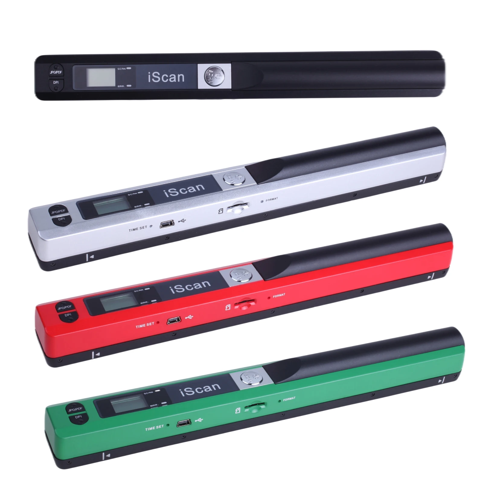 Portable Scanner for A4 Document Photos 300/600/900DPI Transfer File to PC Via USB Cable Mobile Scanner