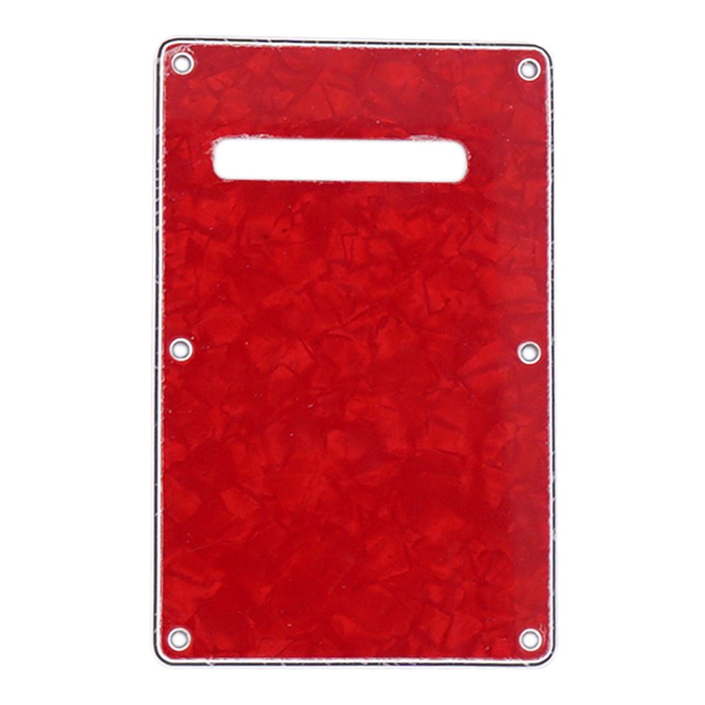 Electric Guitar Backplate Cavity Tremolo Cover for  Squier Guitar -Red