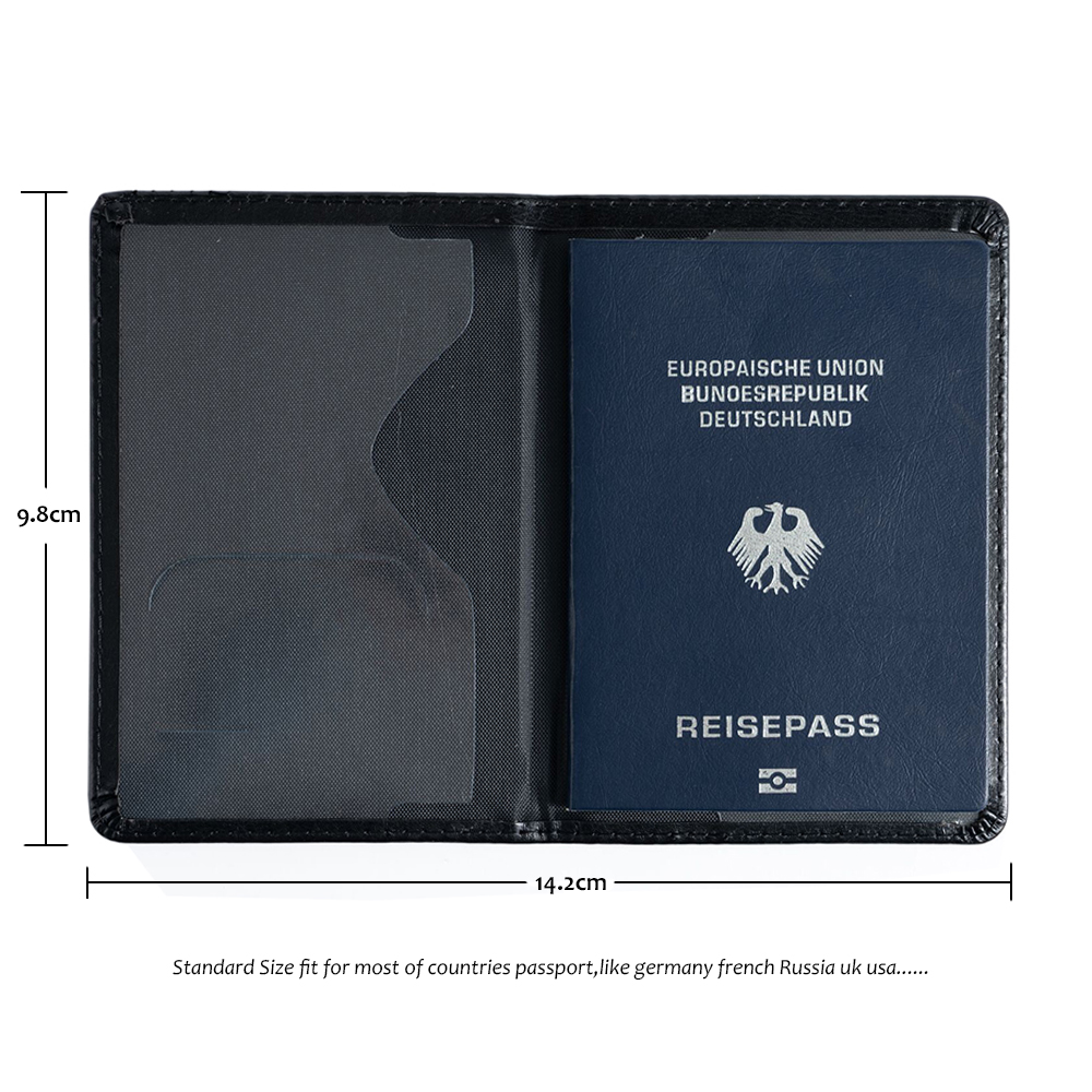 Interpol Reisepasshülle - Etui aus Kunstleder, Internationale Polizei Design   – Detail 2