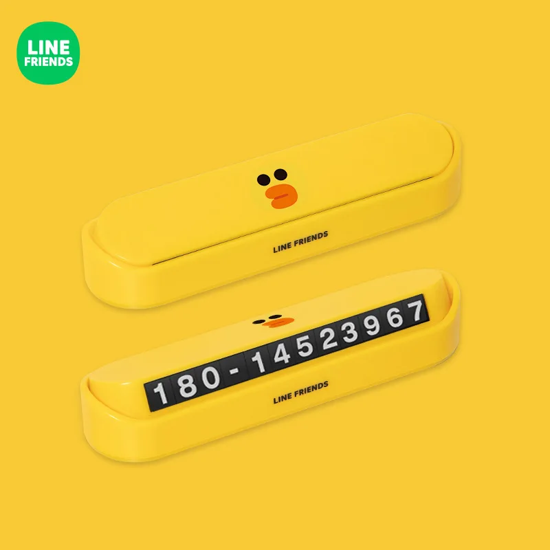 mobile stand holder Line Friends Temporary Parking Telephone Number Plate mobile stand for home