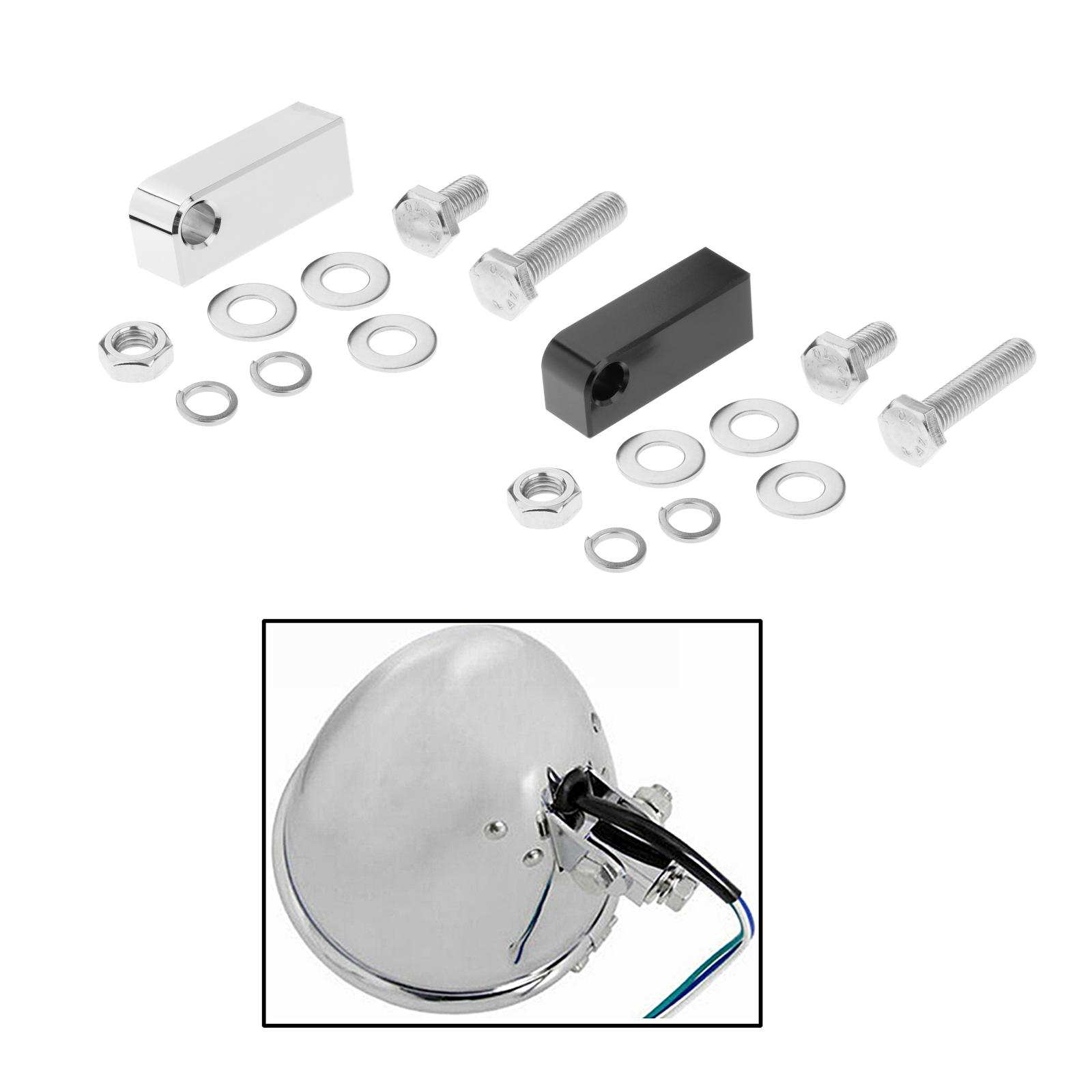 Motorcycle Headlight Mount Extension Bracket for Harley FXST  FXWG  FXSB Breakout FXCWC Rocker C