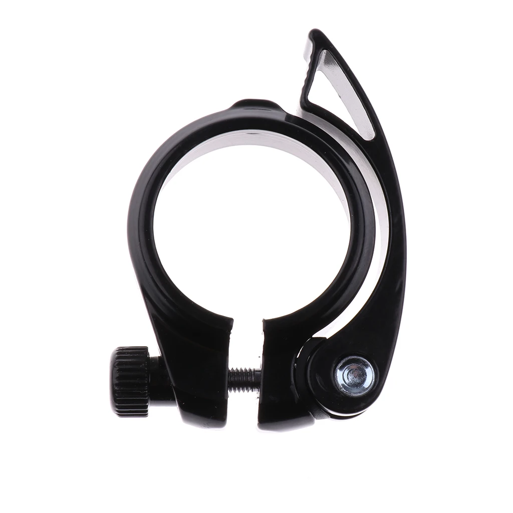 Bike SeatPost Clamp 40mm Aluminum Seatpost Quick Release for Mountain Biking, Cycling, Riding