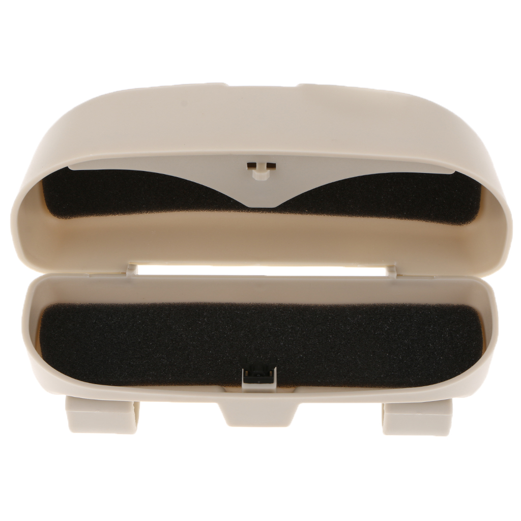 Universal Car Glasses Sunglasses Storage Box Case Holder Visor Clip High Quality ABS Plastic Strong Shock Resistance