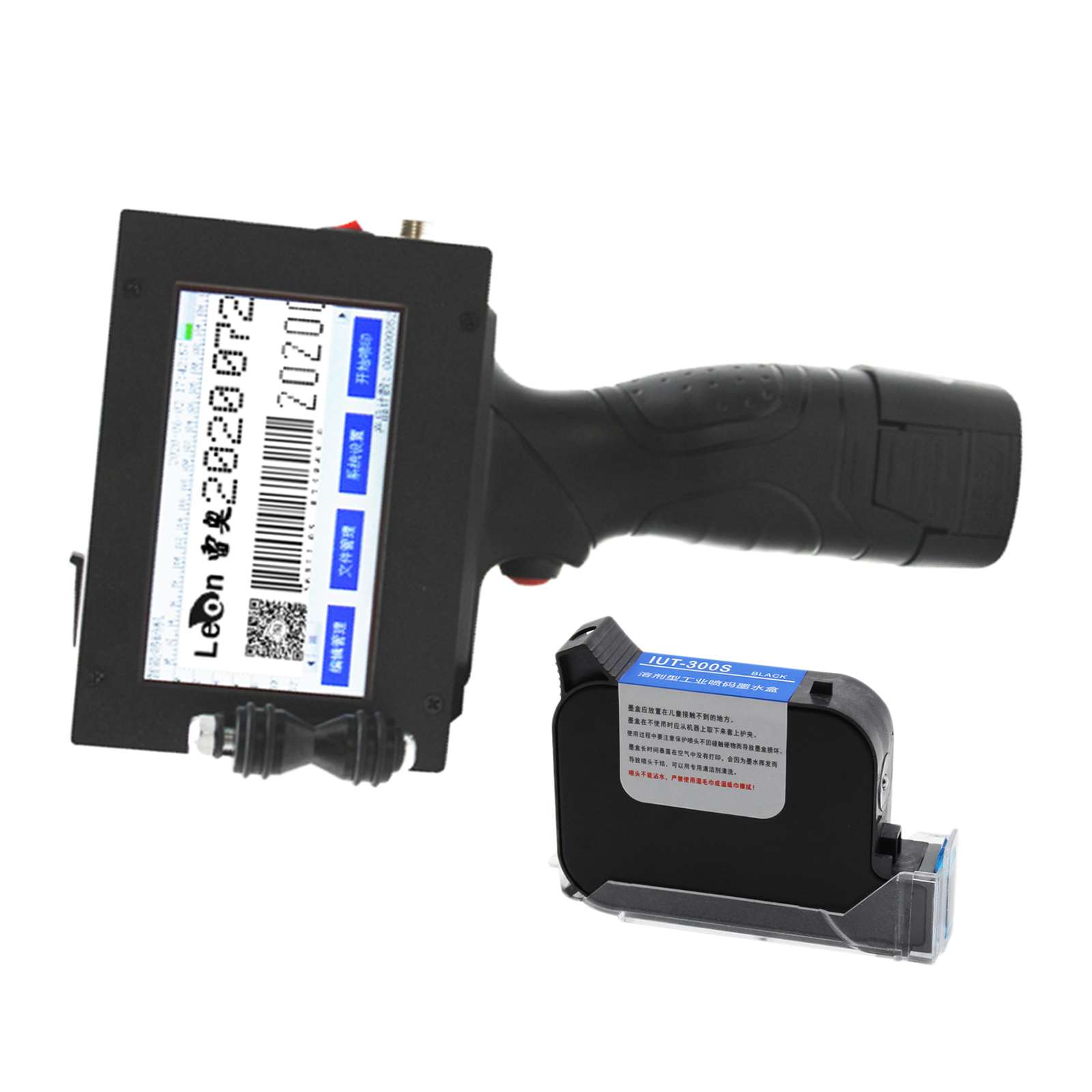 Inkjet Printer 600DPI Date Time Coder Coding Machine QR Barcode Logo Maker