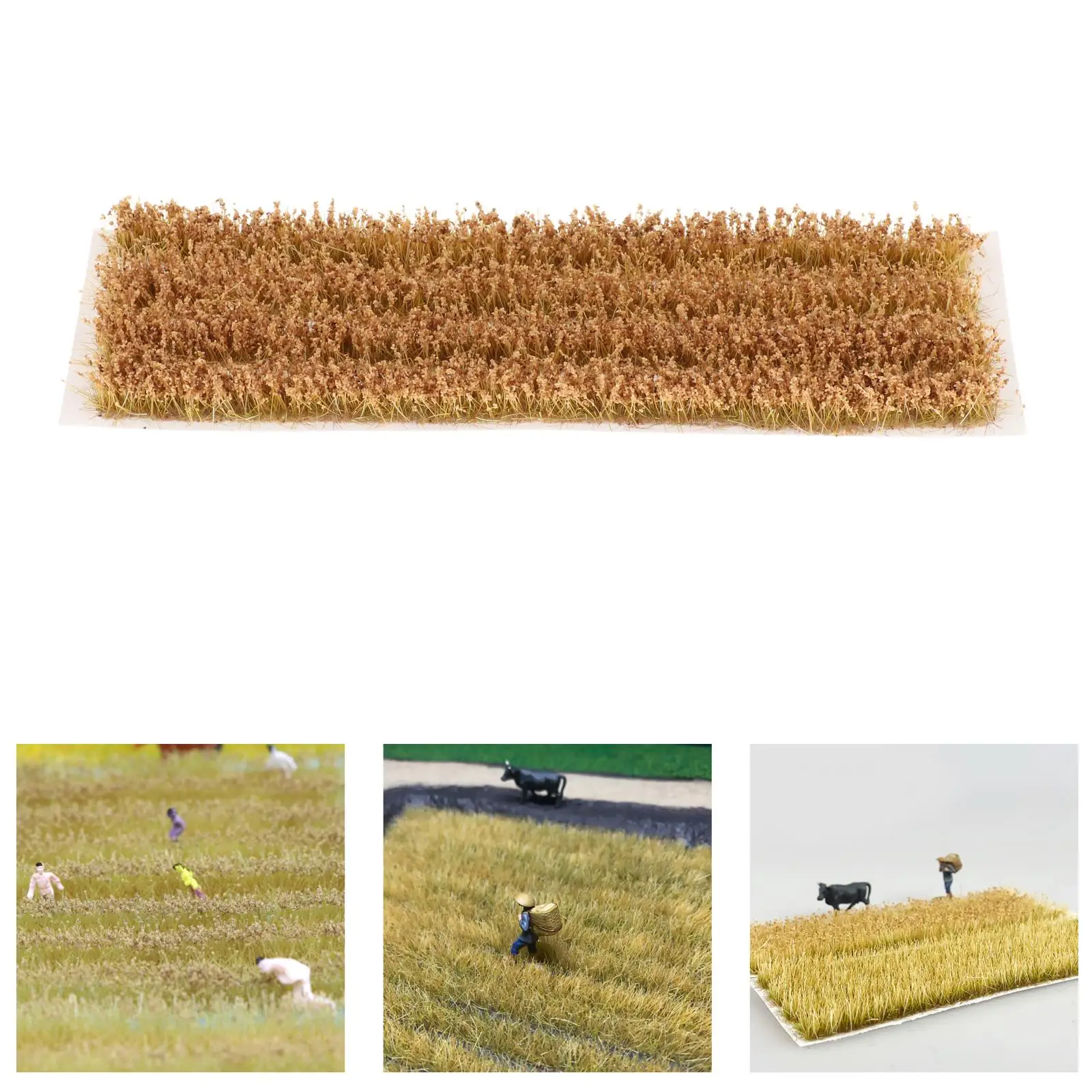 1:72-87 Wheat Field Model For Railway Landscape Railroad Scenery Accessory