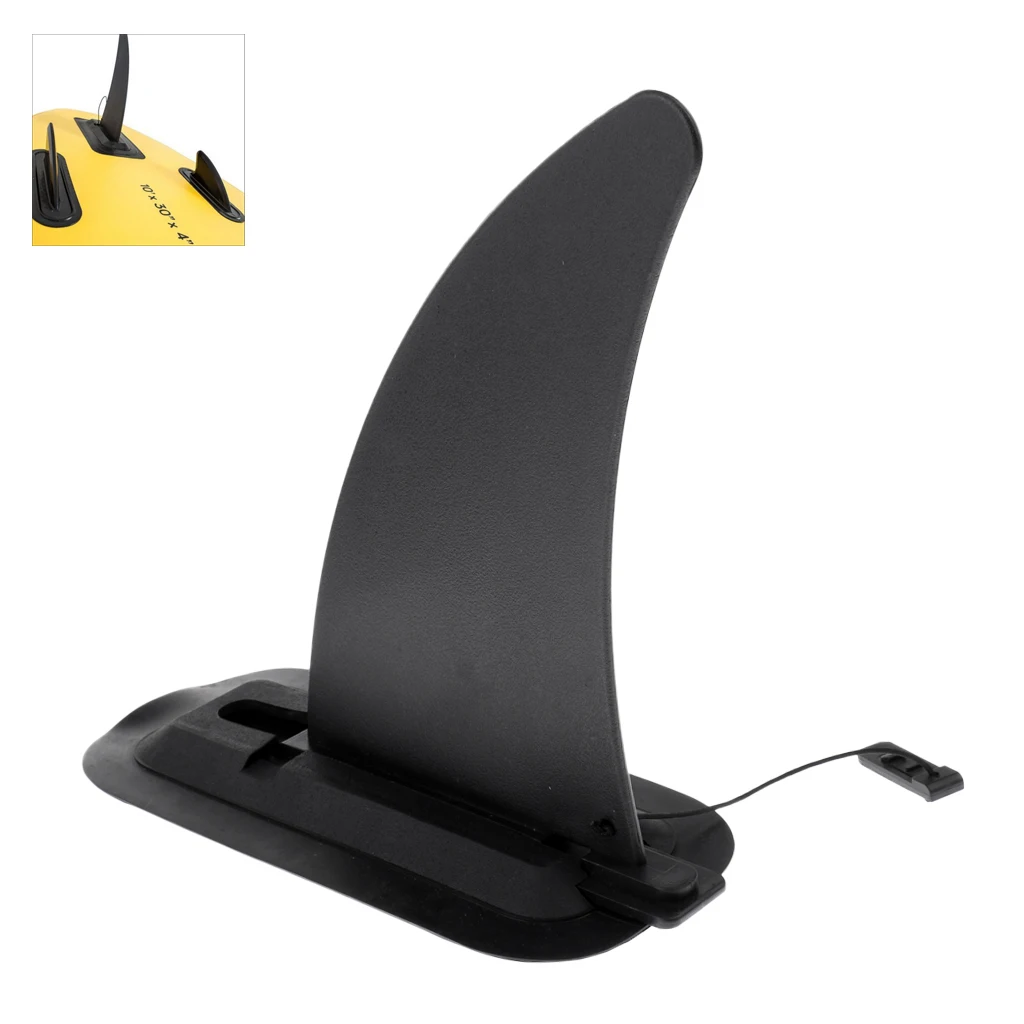 PP Marine Kayak Skeg Tracking Fin Spare Parts For Inflatable Rafting Yacht Boat Dinghy Water Sports Rowing Boats Black