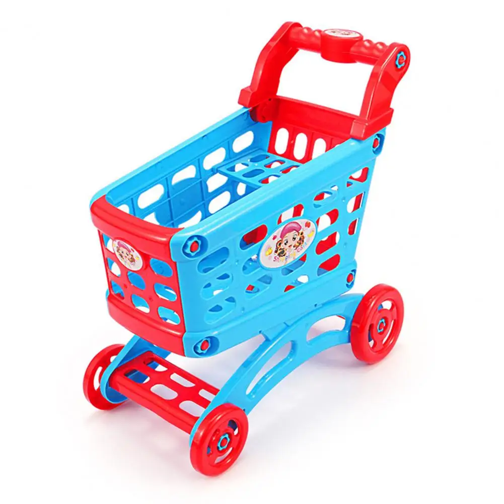 Carrello della spesa del supermercato in miniatura per bambini finta di giocare 