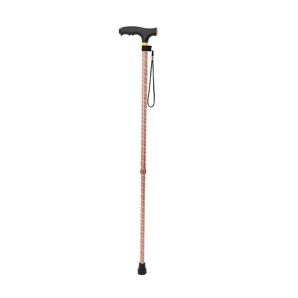 Travel Adjustable Folding Canes Folding Walking Sticks with Led Light Unisex