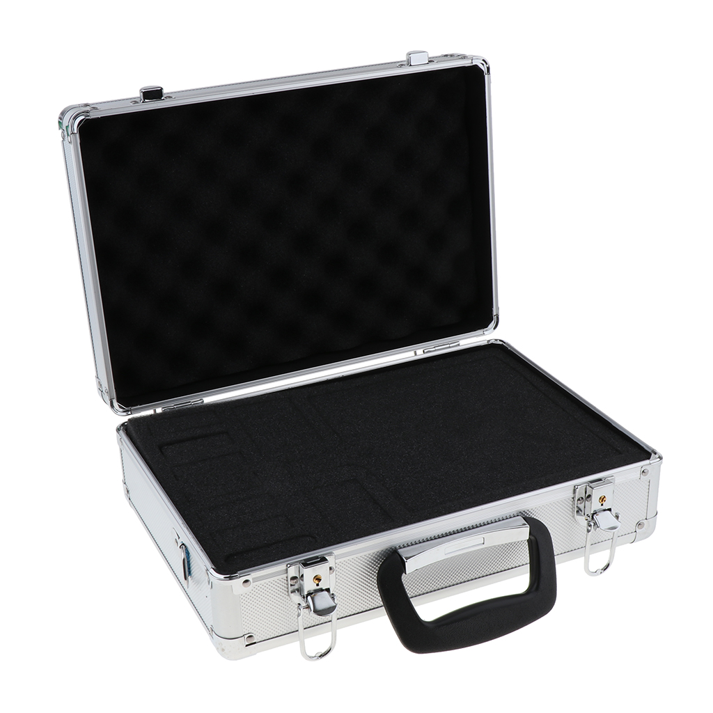 Metal Hard Case Silver for JR FUTABA FLYSKY RC Transmitter Receiver Box