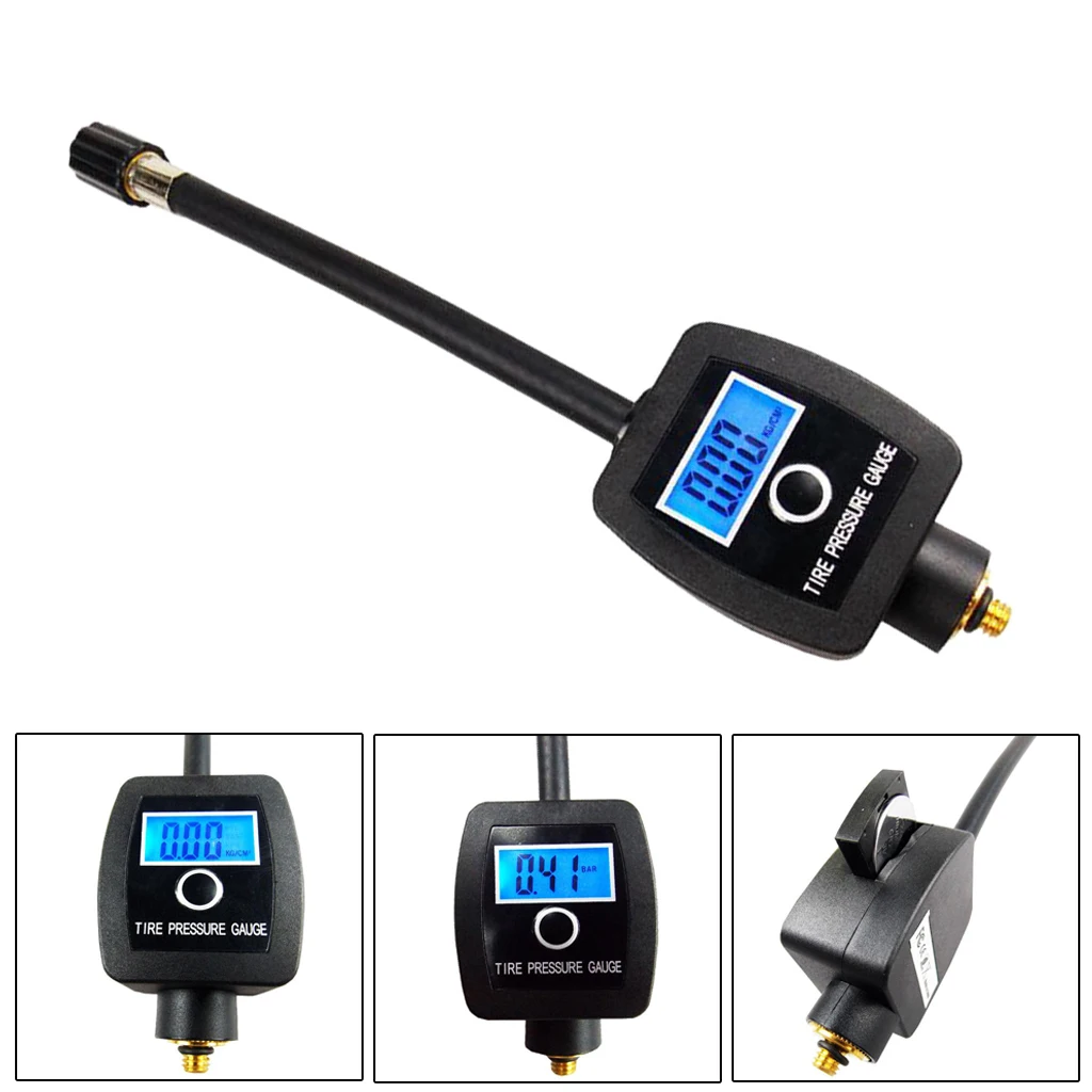 Tyre Pressure Gauge Tire Indicator Motorbike Air Compressor Pressure Checker