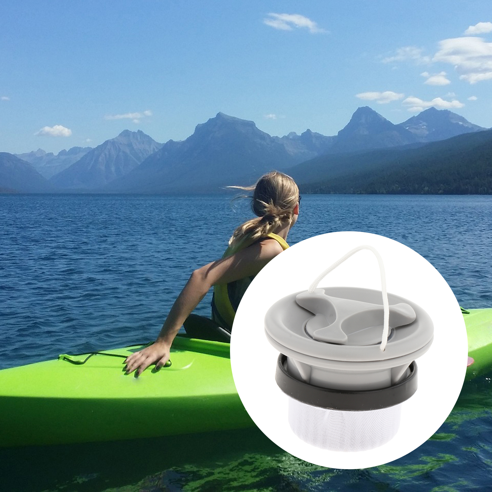 6 Holes Kayak Air Valve Inflatable Boats Board Surfboard Valves Inflatable Kayak Canoe Pump Air Valves Adaptor for Boats Airbed