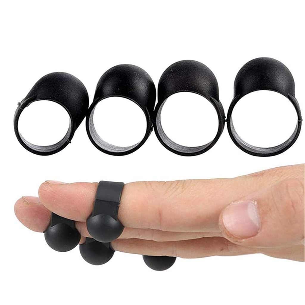 4x Tongue Drum Finger Picks Silicone Sleeves Handpan Percussion Accessories