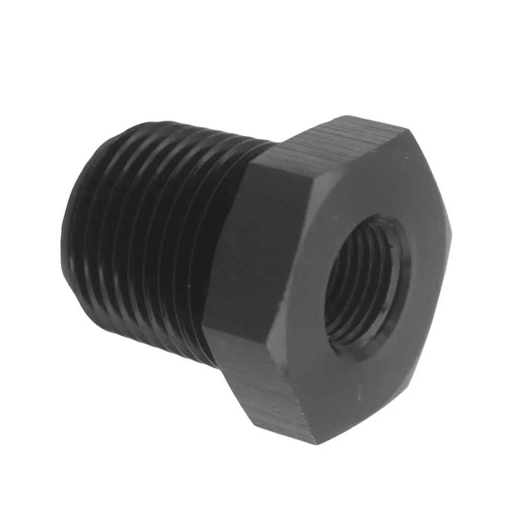 AN 6 Male Straight Reducer Adapter Black 10 Female AN 
