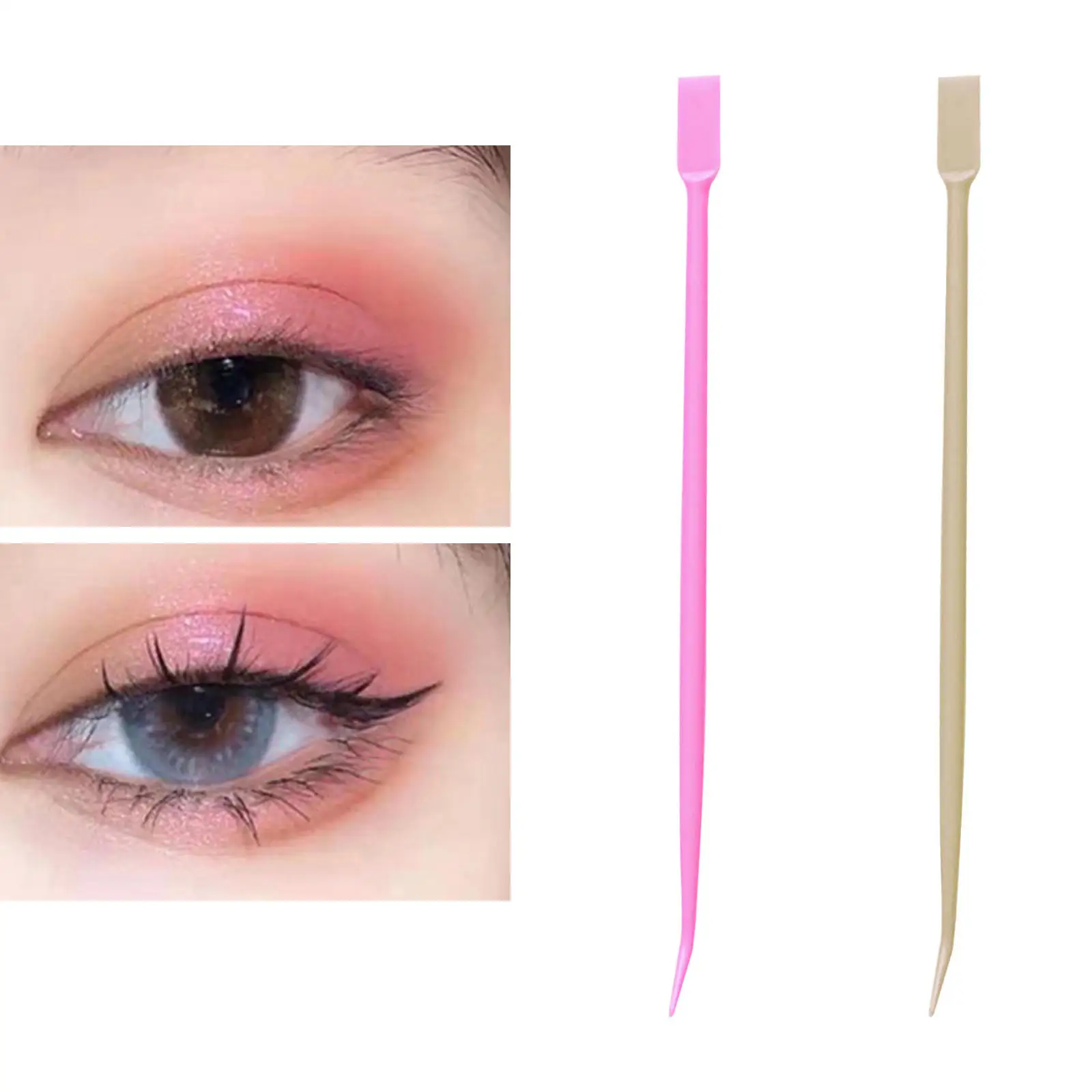 Plastic Eyelash Perming Stick 10Pcs Durable Lightweight for Professional