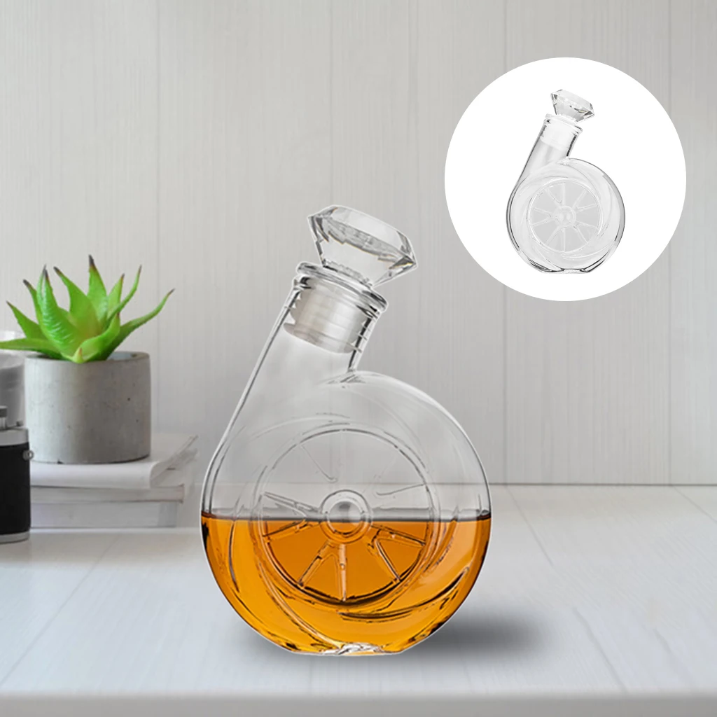 500ml Glass Decanter  Decanter with Stopper for Wine Bourbon Juice