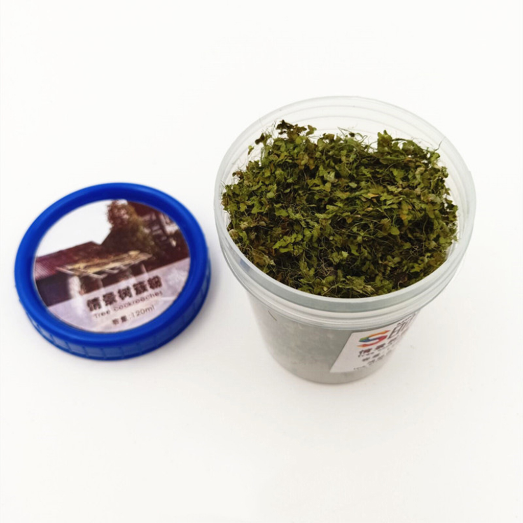 23g/Box Artificial Grass Powder, Fake Grass Fairy Garden Miniatures Clay Sandbox Game Craft Decor DIY Micro Landscape Building