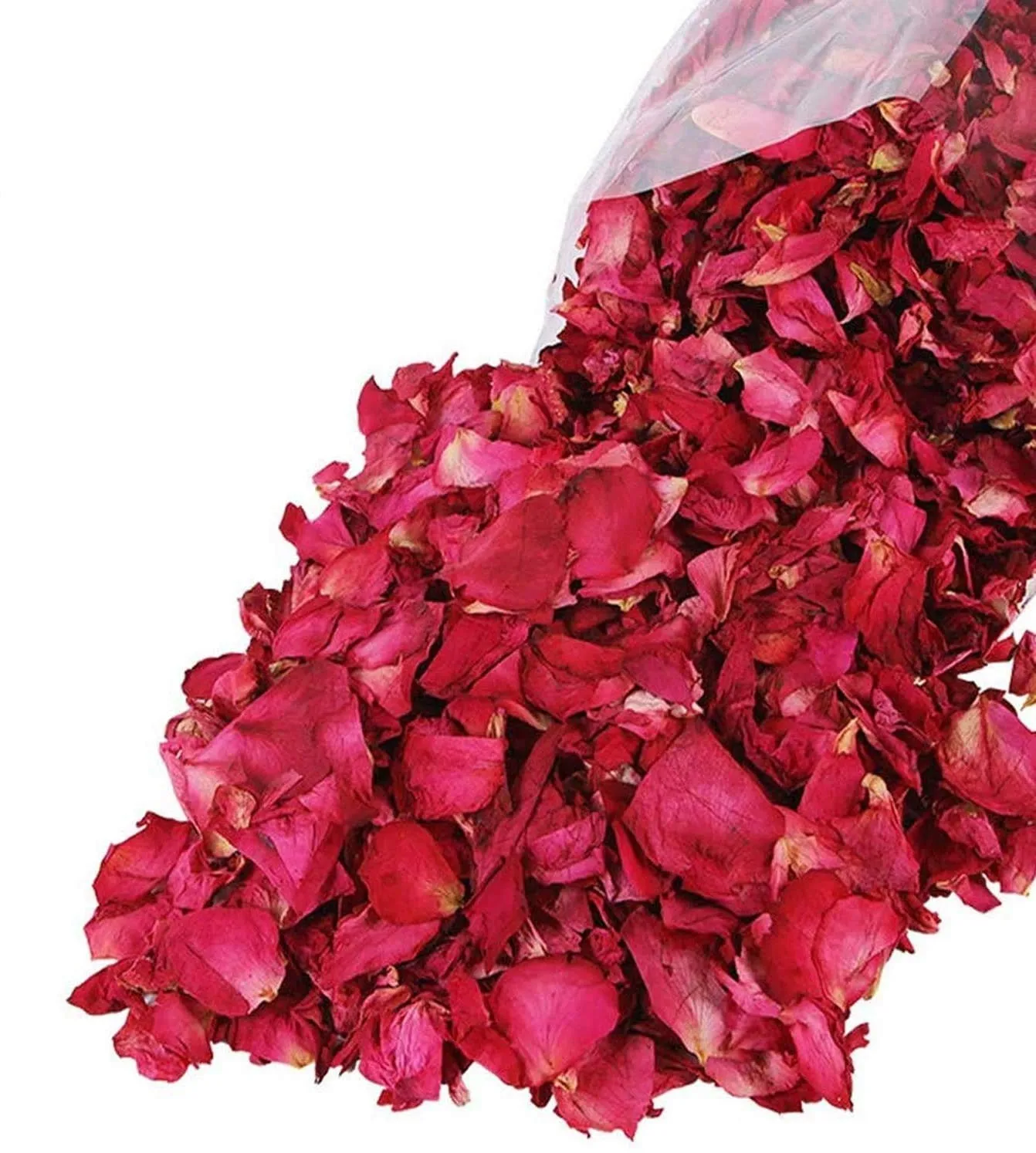 Pétales de Rose séchés naturels, vraies fleurs, rouges, bain de pieds,  corps, demande de mariage, dîner, 2021 | AliExpress
