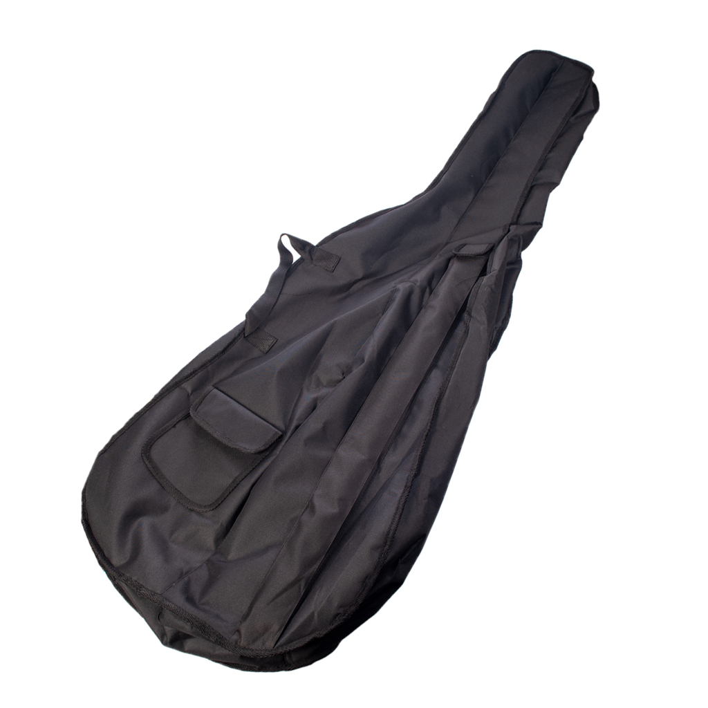 4/4 Cello Gig Carrying Bag Case Backpack with Shoulder Strap Black