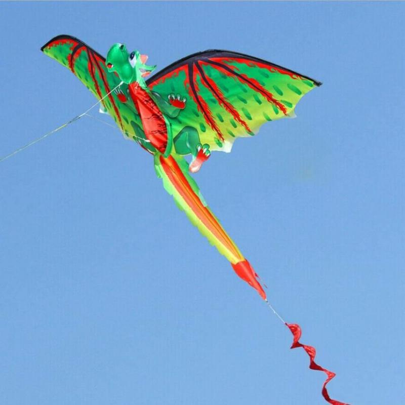 3D Dinosaur Kite Long Tail Design,Easy to Fly 3D Single Line Kite Enjoyable Kite for Adults Kids 3D Kite for Outdoor Beach Park