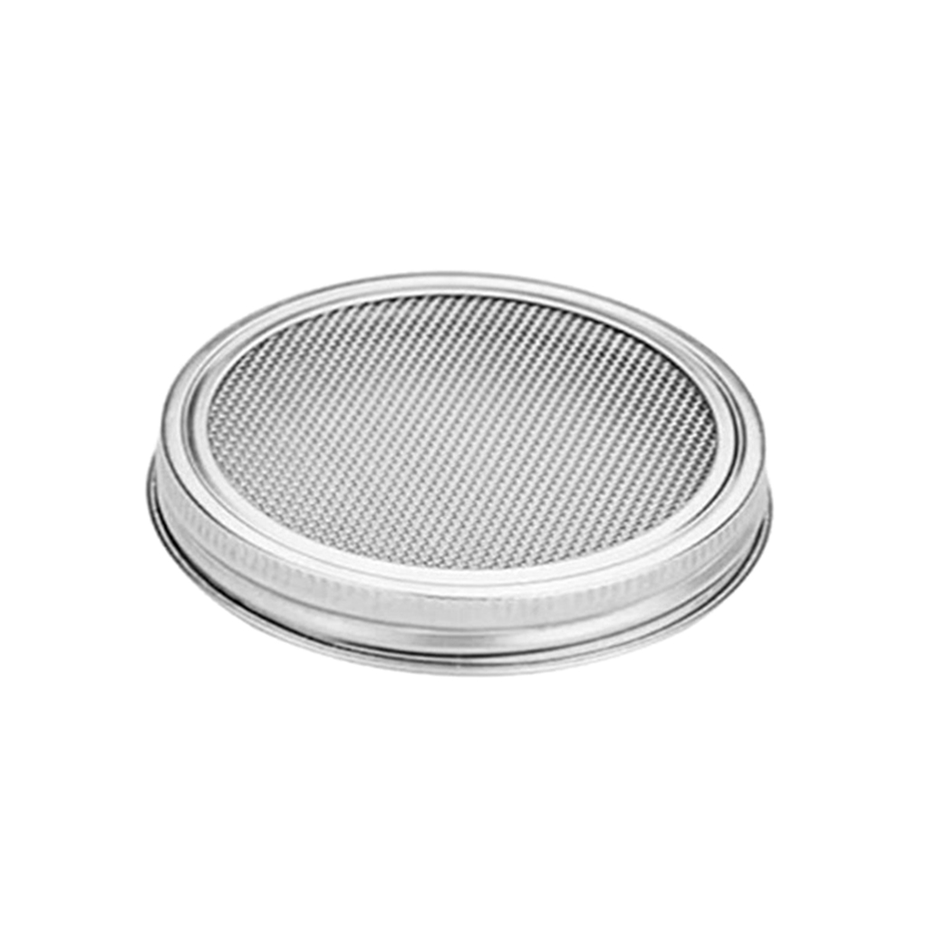 85mm Stainless Steel Mason Jar Mesh Screen Sprouting Lid Cover for Growing Beans Broccoli