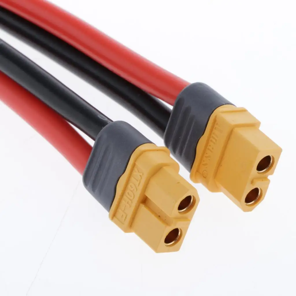 Lots 2 RC Battery 10AWG XT60 Plug Male To Female Adapter Extension Cable