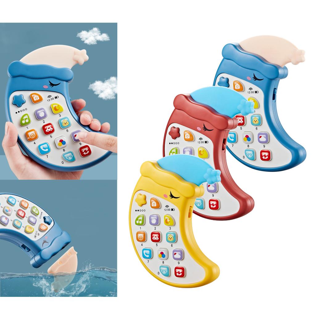 Baby Electronic Phone Toys Teether Music Light Early Childhood Educational Toys Multi-function Simulation Phone Toys