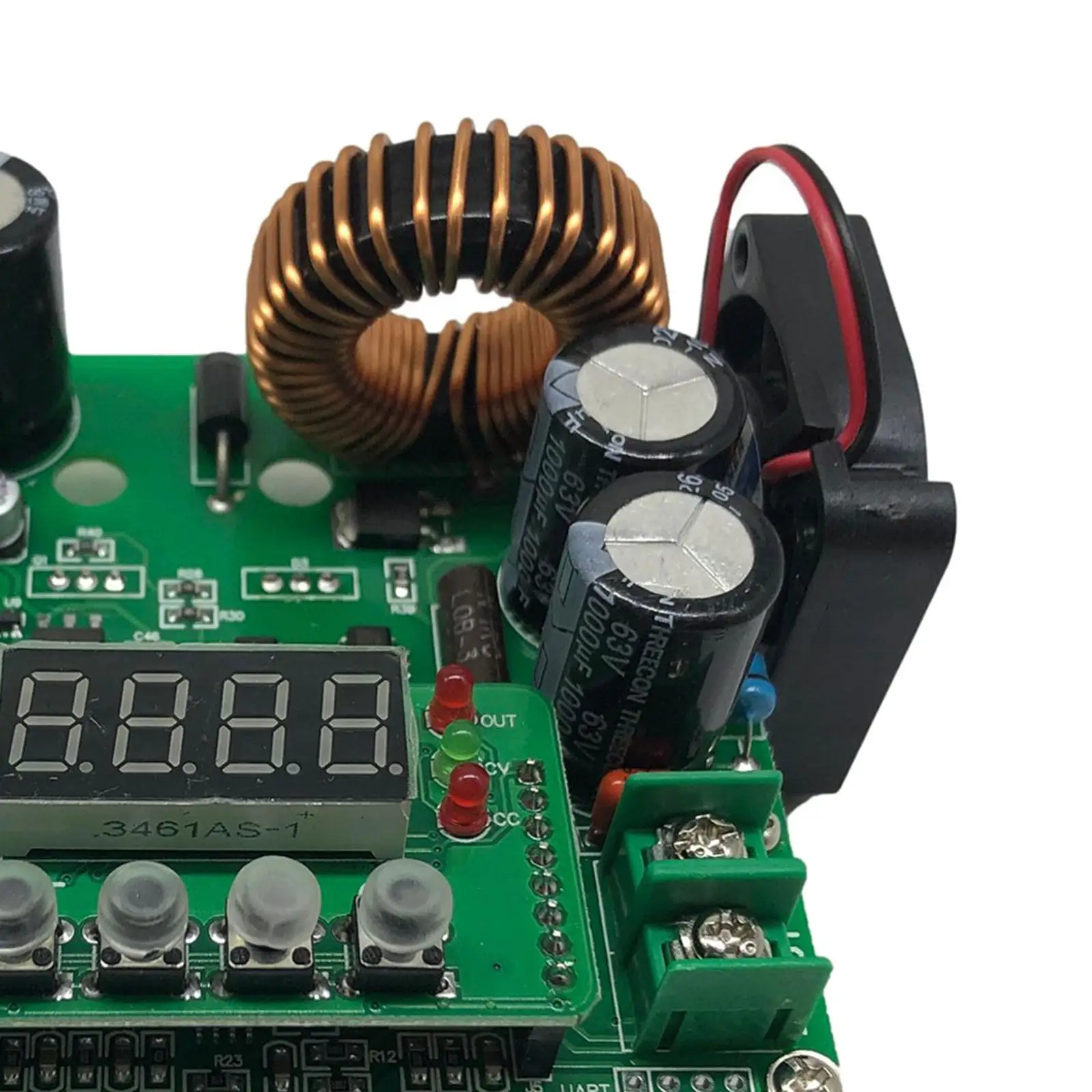 DC to DC Adjustable 12A LCD Voltage Regulator Power Supply Module 10V-75V to 0-60V 720W Numerical Control Volt Reducer Board