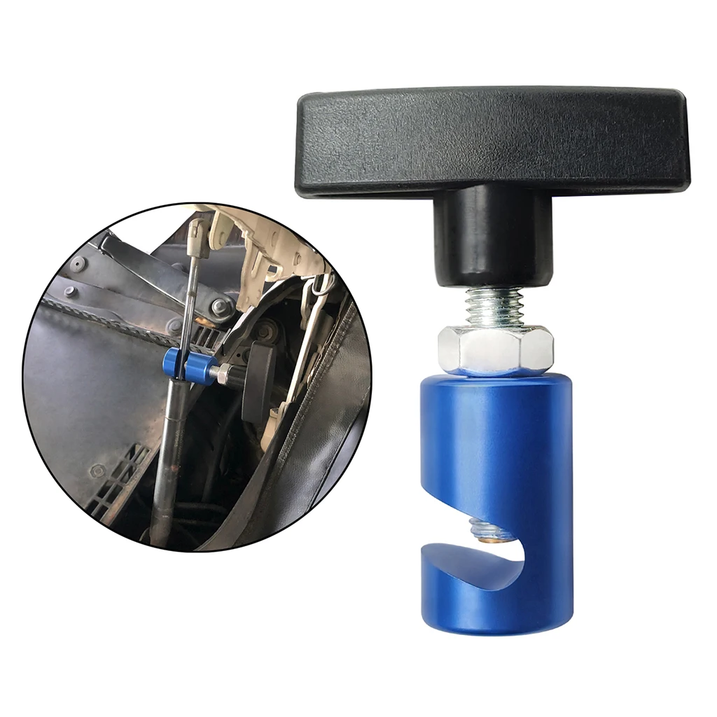 Vehicle Lift Support Clamp, Trunk with Plastic Handle, Aluminum Body