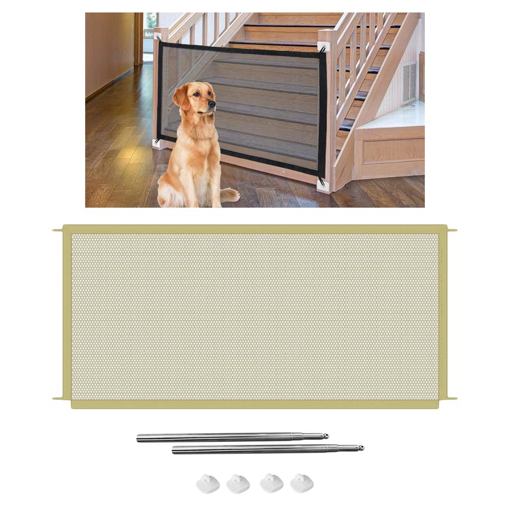Safety Playpen Pet Dog Baby Mesh Gate Fencing Portable Guards