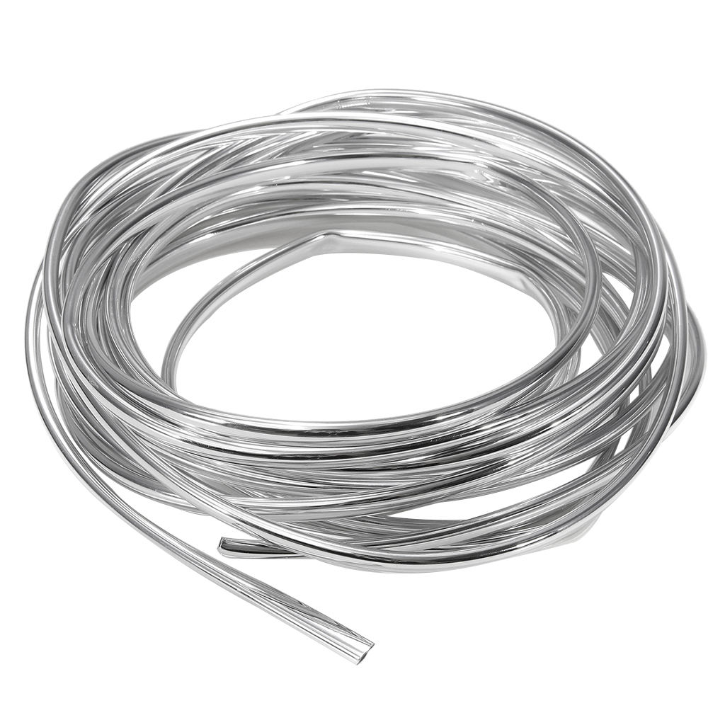 6M Car Door Rubber Trim Seal Door Edge Guards Weatherstrip for Car Silver