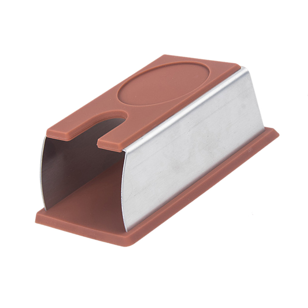 Coffee Tamper Mat Delicate Split-Base Design Reduce Shaking Style Simple Long Service Time Silicone Pad Stand for Cafe
