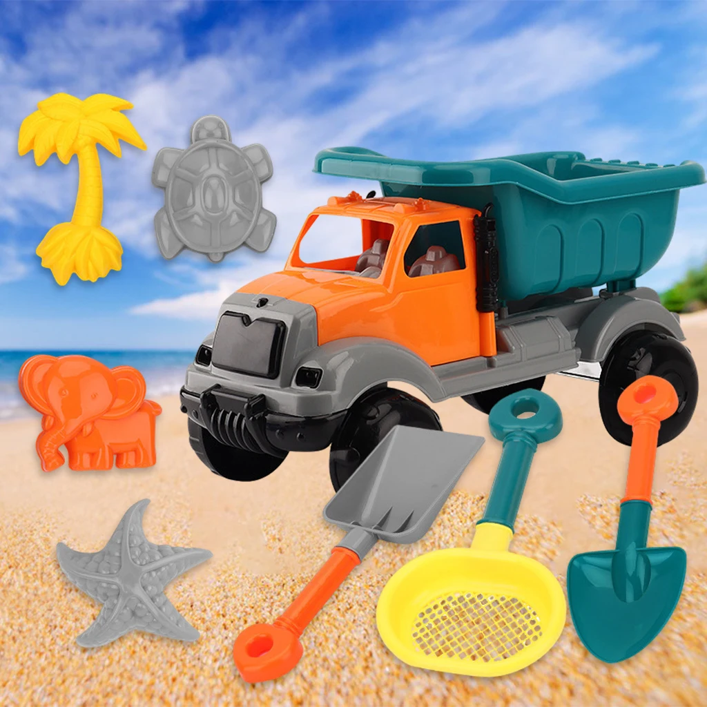 8PCS Beach Toys Set Kids Beach Sand Toys Set Beach Toys Summer Beach Toy