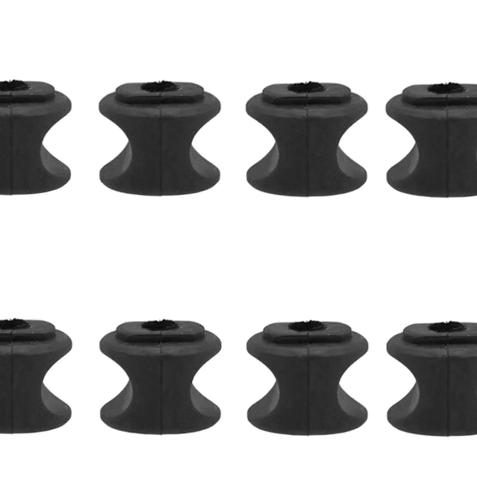8x Rubber Rear Stabilizer Support Bushing Durable Fit for Benz S Class W221 10-13 Replacement Spare Parts ACC
