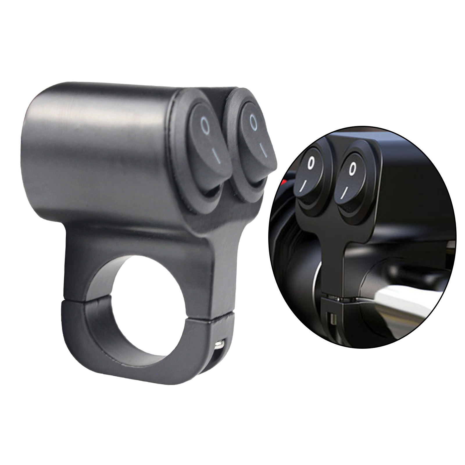 Aluminum Alloy Motorcycle Handlebar Control Switch 2 Choice Motorbike Horn ATV Handlebar Control Switch Button