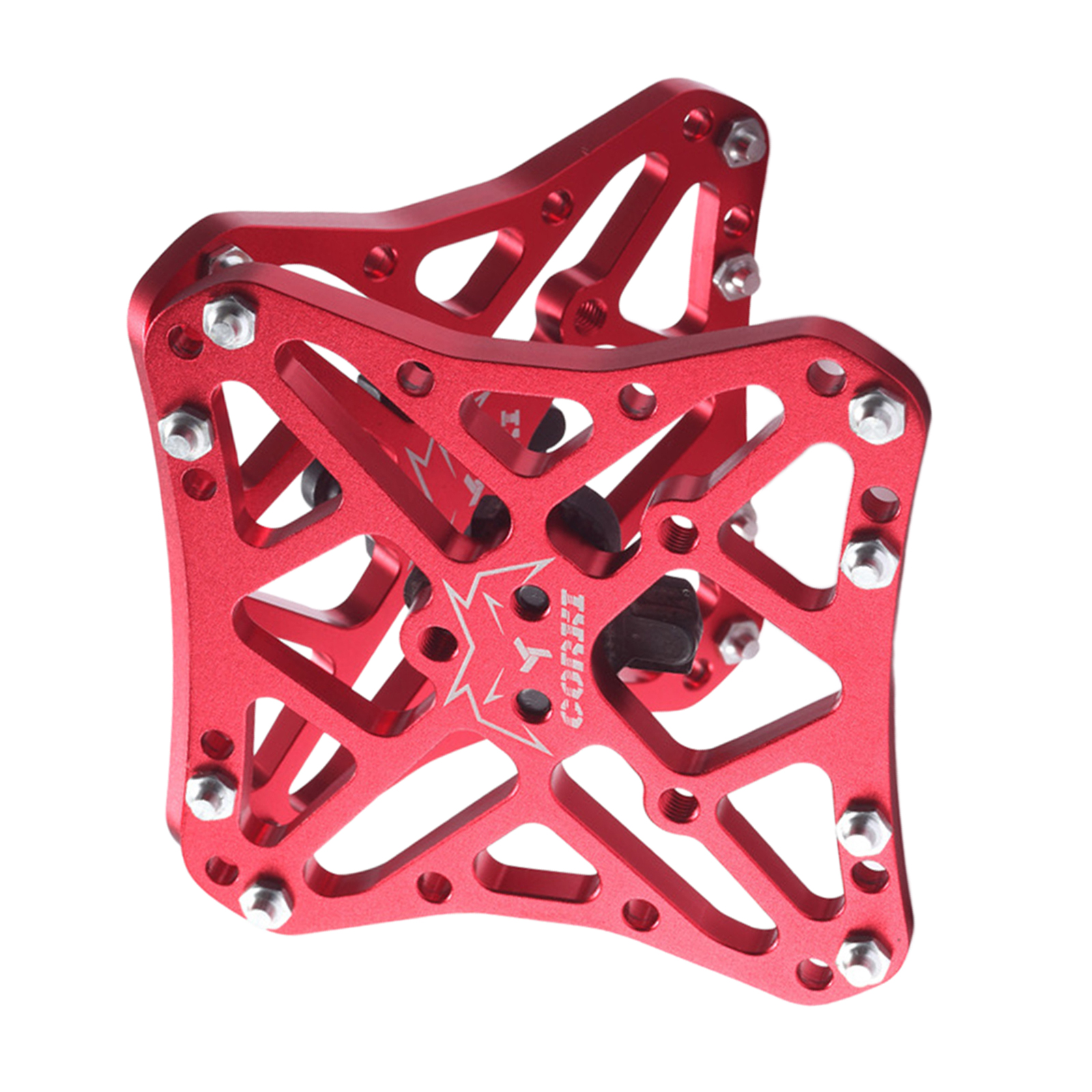 2pcs Durable Clipless Pedal Classic Delicate Aluminum SPD KEO Bicycle Clipless Pedal Platform Adapters Bike Cycling Accessories