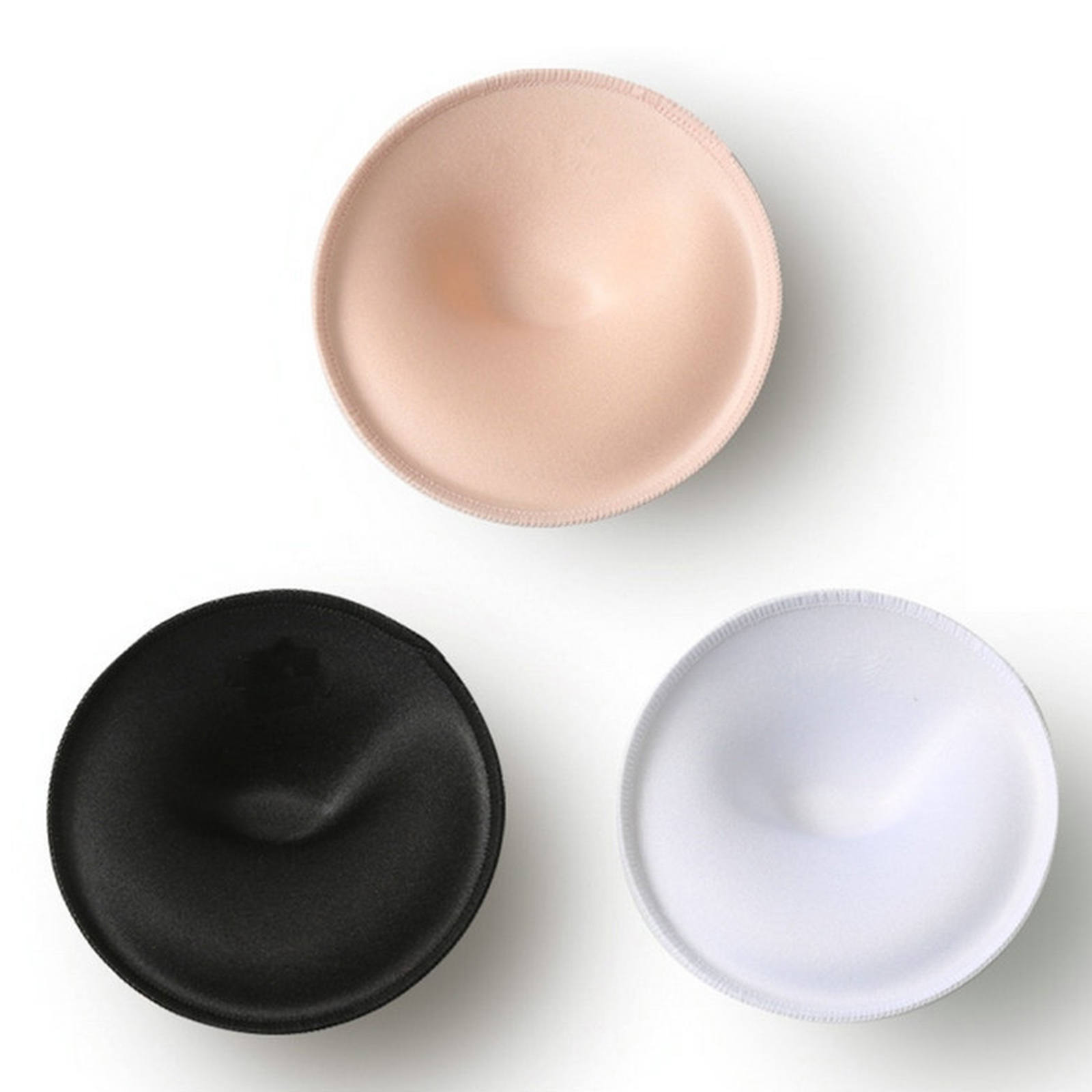 6Pcs Bra Pads Inserts Soft Round Push up Sew in Comfy Breast Enhancers Inserts Sport Bra Cups for Bikini Top Swimsuit Sports Bra