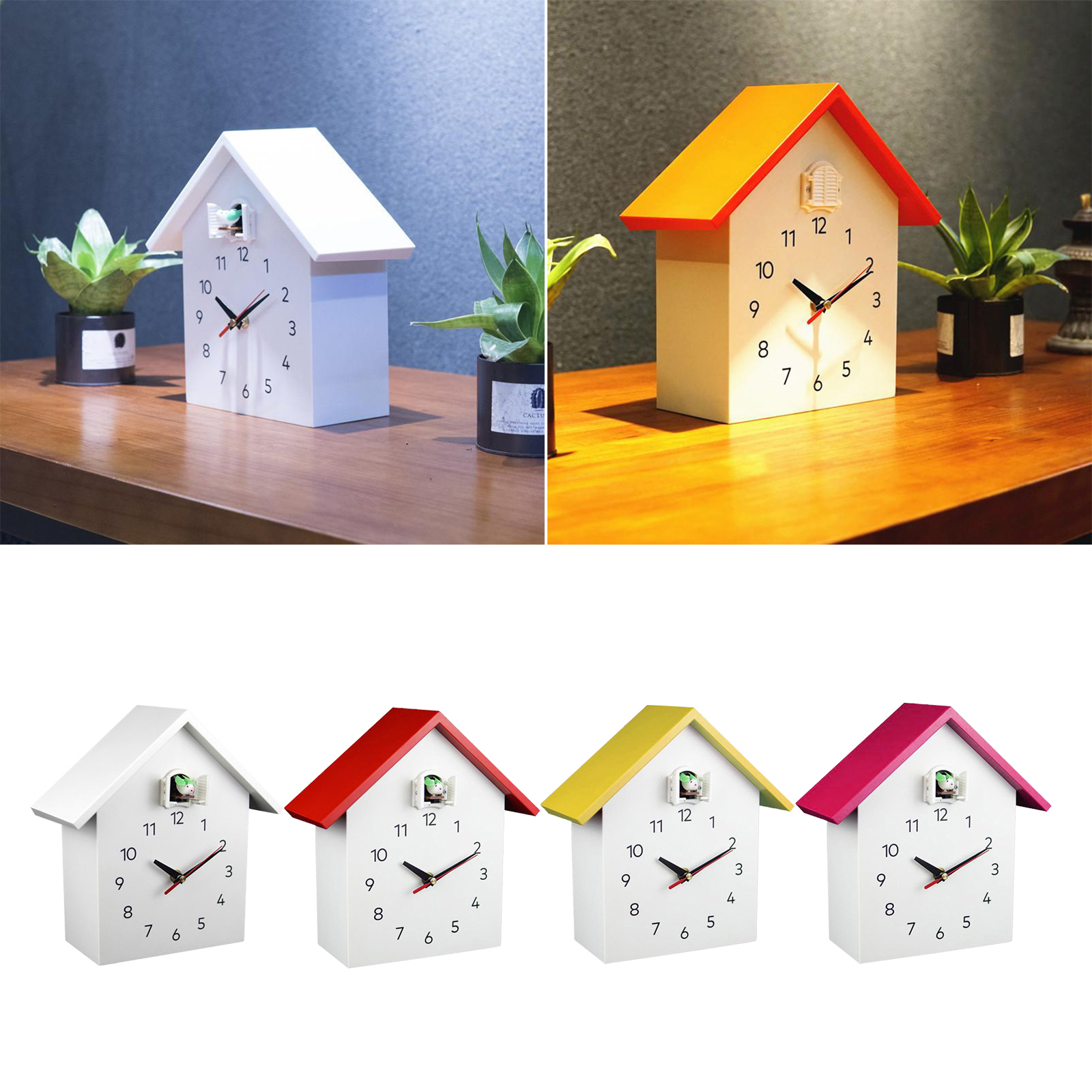 Cuckoo Clock Pendulum Quartz Wall Clock Shelf School Livingroom Decortaion