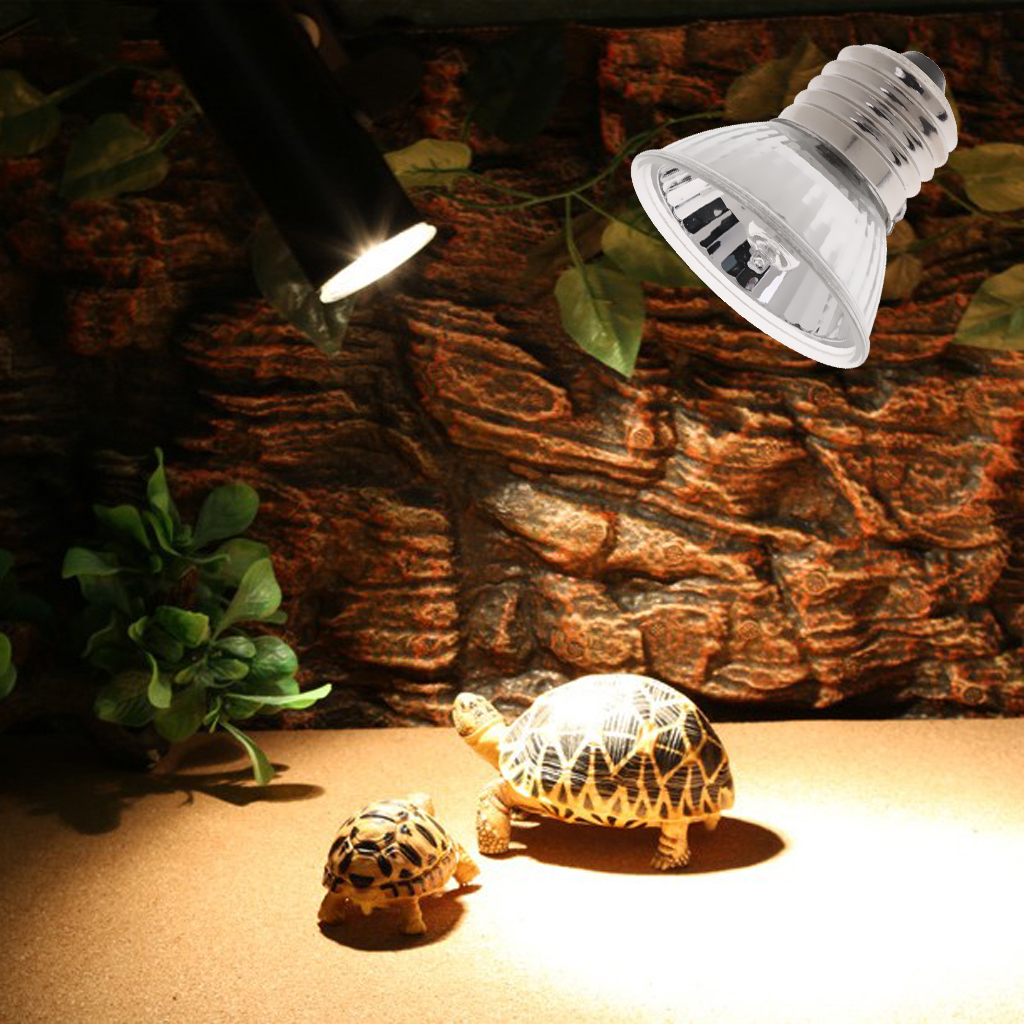 E27 220V Reptile Amphibian Vivarium Pet Habitat Lighting UVA UVB Lamp Heat Light