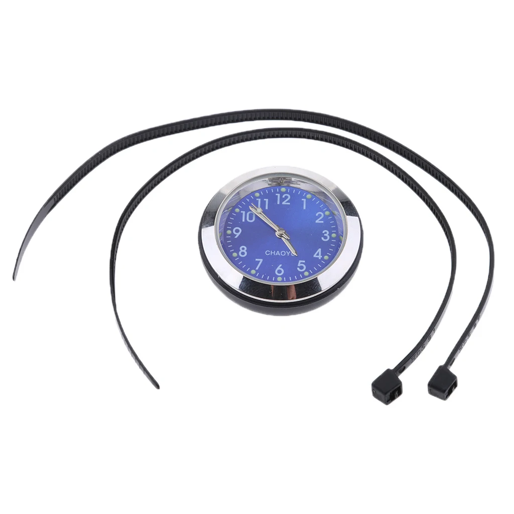 Universal Motorcycle Bike Dial Handlebar Clock/Thermometer/Hygrometer