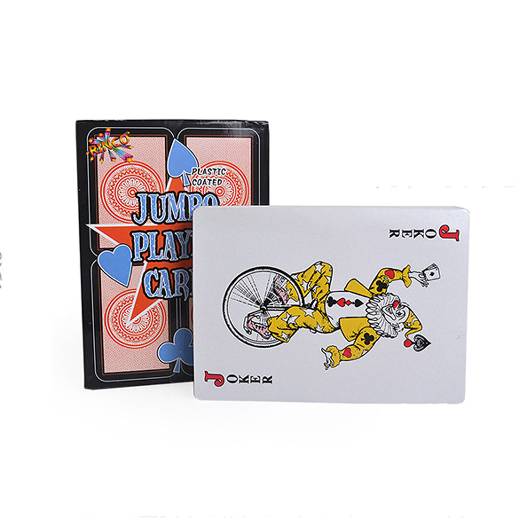Deck Of Giant Jumbo Playing Cards Poker Outdoor Garden Party BBQ Game 17cm