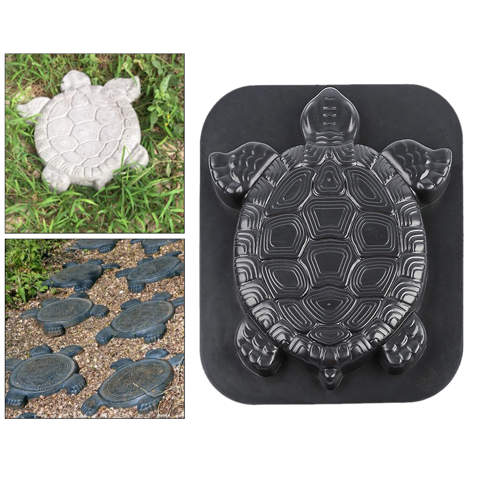 Paving Mold ABS Plastics Durable Garden Path Maker Turtle DIY Concrete Cement Mold Brick Decor