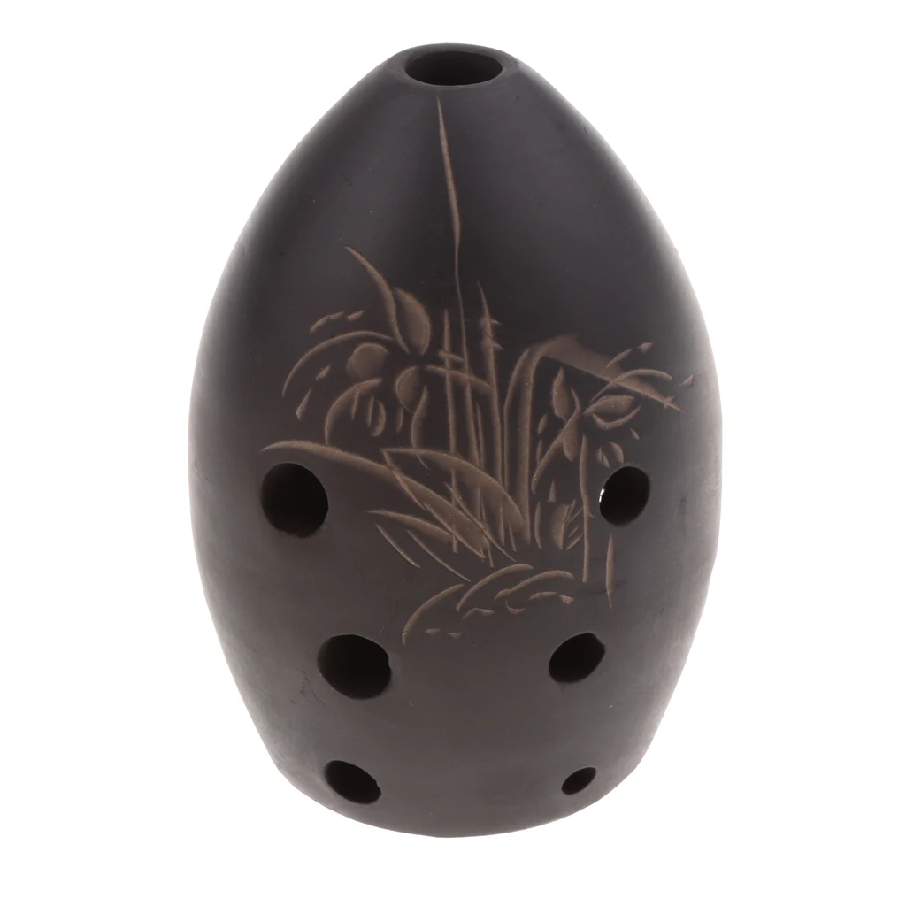 1pc Chinese Clay Ocarina Ancient Xun Musical Instrument for Children Toy