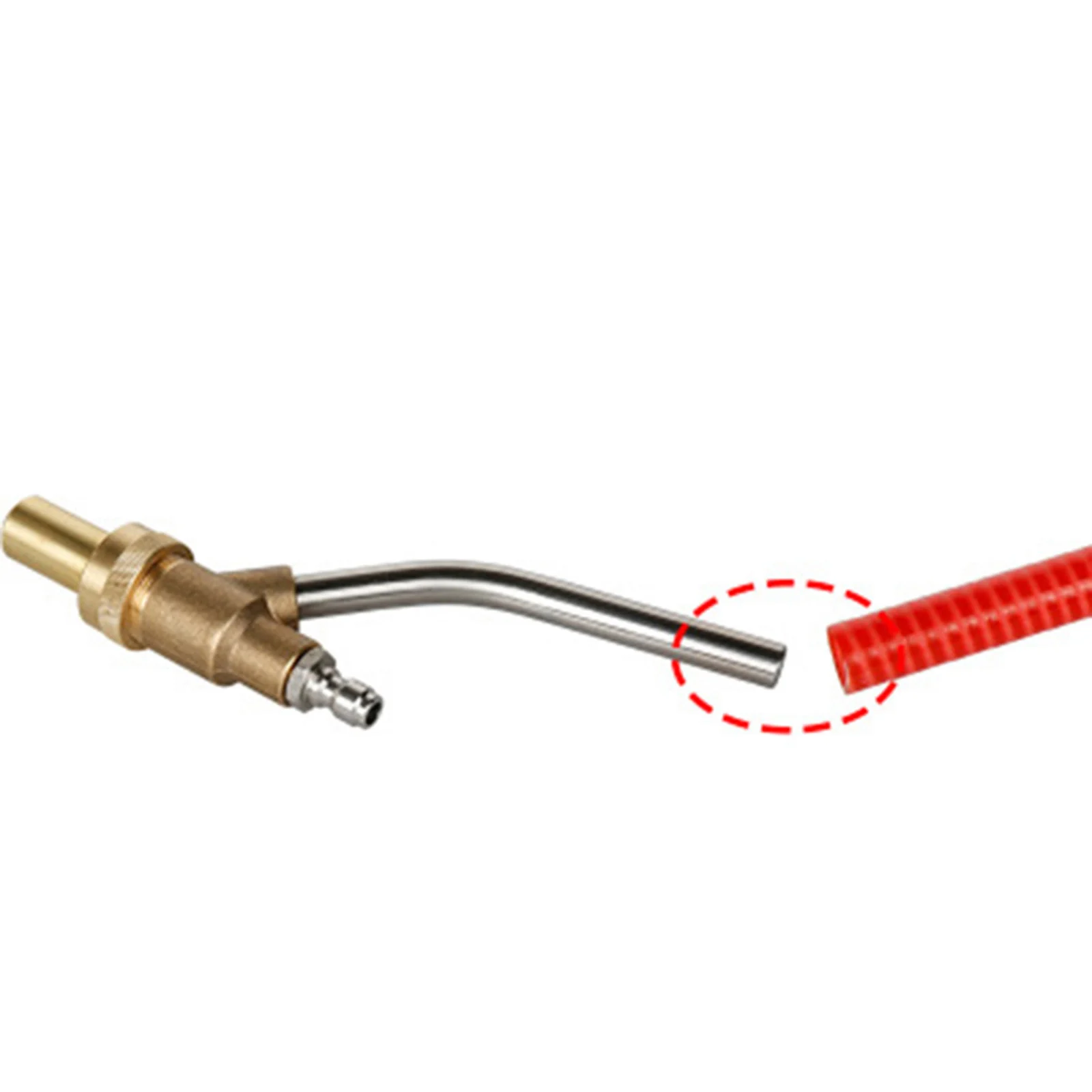21cm Hose Pipe Joint Connector Sand Blasting High Pressure Washer Cleaning Spray