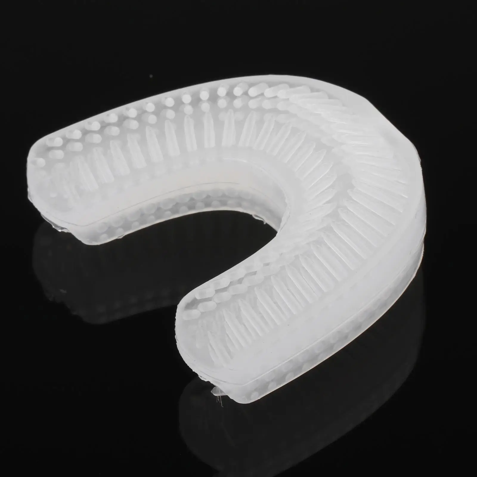 Edible Silicone U-shaped Toothbrush Heads 360 Degree Brush Heads Replacement