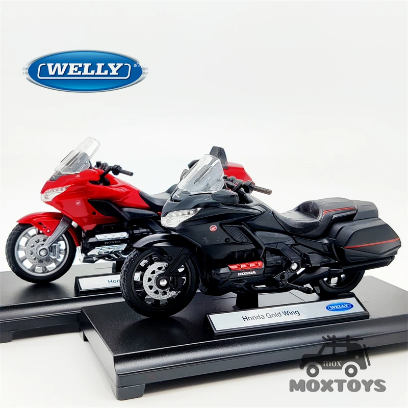 Details about   Welly 1:18 Honda Gold Wing Gold Diecast Motorcycle 
