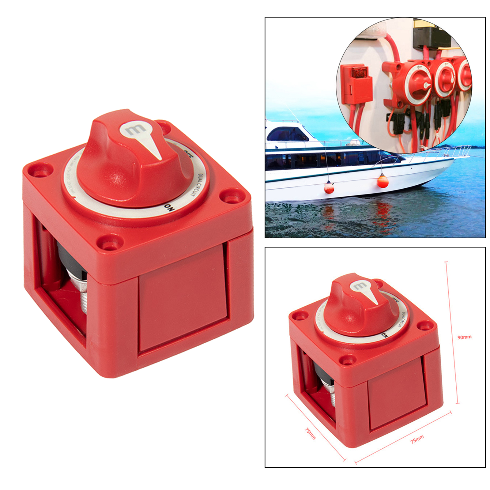 300/1250 Amp Battery Switch Battery Power On/ff Switch Car Vehicle Boat